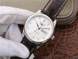 Longines Master Collection Automatic 38.5mm Silver Diamond Dial Brown Leather Strap Watch for Men - L2.755.4.77.3 Authentic Buy Shop Now