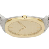 Gucci 25H Quartz Gold Dial Silver Steel Strap Watch for Women - YA163403 Authentic Buy Shop Now