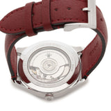Gucci G Timeless Automatic Silver Dial Red Leather Strap Watch For Men - YA126346 Authentic Buy Shop Now