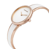 Calvin Klein Seduce White Dial Two Tone Steel Strap Watch for Women - K4E2N616 Authentic Buy Shop Now
