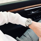 Versace Aion Chronograph White Dial Brown Leather Strap Watch for Men - VBR010017 Authentic Buy Shop Now