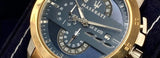 Maserati Ingegno Chronograph Blue Dial Two Tone Steel Strap Watch for Men - R8873619002 Authentic Buy Shop Now