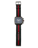 Gucci Coupe Chronograph Quartz Black Two Tone NATO Strap Watch For Men - YA131202 Authentic Buy Shop Now