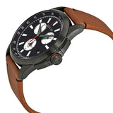 Gucci G-Timeless Chronograph Black Dial Brown Leather Strap Watch For Men - YA126271 Authentic Buy Shop Now