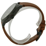 Gucci G-Timeless Chronograph Black Dial Brown Leather Strap Watch For Men - YA126271 Authentic Buy Shop Now