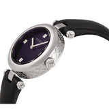 Gucci Diamantissima Quartz Diamonds Black Dial Black Leather Strap Watch for Women - YA141506 Authentic Buy Shop Now
