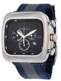 Gucci Coupe Chronograph Blue Dial Two Tone NATO Strap Watch for Men - YA131203 Authentic Buy Shop Now