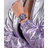 Guess Queen Quartz Purple Dial Purple Silicone Strap Watch For Women - GW0536L4 Authentic Buy Shop Now