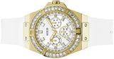 Guess Venus Diamonds White Dial White Rubber Strap Watch for Women - GW0118L5 Authentic Buy Shop Now