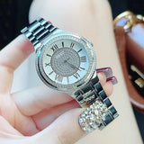 Guess Madison Diamonds Silver Dial Silver Steel Strap Watch for Women - W0637L1 Authentic Buy Shop Now