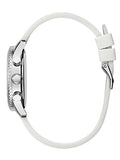 Guess Marina Quartz White Dial White Rubber Strap Watch For Women - W1025L1 Authentic Buy Shop Now