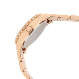 Guess Dazzler Diamonds Silver Dial Rose Gold Steel Strap Watch for Women - W0335L3 Authentic Buy Shop Now
