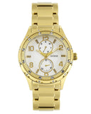Guess Siren Diamonds Silver Dial Gold Steel Strap Watch for Women - W0442L2 Authentic Buy Shop Now