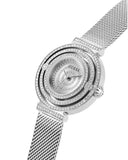 Guess Dream Crystals Silver Dial Silver Mesh Strap Watch For Women - GW0550L1 Authentic Buy Shop Now