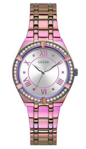 Guess Cosmo Diamonds Silver Dial Multicolor Steel Strap Watch for Women - GW0033L6 Authentic Buy Shop Now