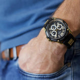 Guess Delta Black Dial Black Rubber Strap Watch for Men - GW0051G2 Authentic Buy Shop Now