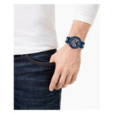 Guess Delta Blue Dial Blue Silicone Strap Watch for Men - GW0051G3 Authentic Buy Shop Now