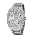 Guess Phoenix Multifunction Crystals Silver Dial Silver Steel Strap Watch For Men - GW0094G1 Authentic Buy Shop Now