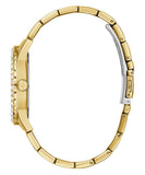 Guess Sparkler Diamonds Black Dial Gold Steel Strap Watch for Women - GW0111L2 Authentic Buy Shop Now