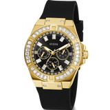 Guess Venus Diamonds Black Dial Black Rubber Strap Watch for Women - GW0118L1 Authentic Buy Shop Now