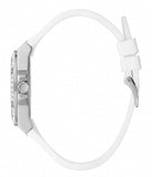 Guess Venus Diamonds White Dial White Rubber Strap Watch for Women - GW0118L3 Authentic Buy Shop Now