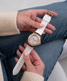 Guess Venus Diamonds White Dial White Rubber Strap Watch for Women - GW0118L4 Authentic Buy Shop Now