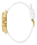 Guess Venus Diamonds White Dial White Rubber Strap Watch for Women - GW0118L5 Authentic Buy Shop Now