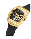 Guess Phoenix Multifunction Black Dial Black Leather Strap Watch for Men - GW0202G1 Authentic Buy Shop Now