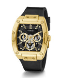 Guess Phoenix Multifunction Black Dial Black Leather Strap Watch for Men - GW0202G1 Authentic Buy Shop Now