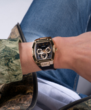 Guess Phoenix Multifunction Black Dial Black Leather Strap Watch for Men - GW0202G1 Authentic Buy Shop Now