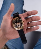 Guess Phoenix Multifunction Black Dial Black Leather Strap Watch for Men - GW0202G1 Authentic Buy Shop Now