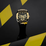 Guess Phoenix Multifunction Black Dial Black Leather Strap Watch for Men - GW0202G1 Authentic Buy Shop Now