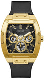Guess Phoenix Multifunction Black Dial Black Leather Strap Watch for Men - GW0202G1 Authentic Buy Shop Now