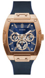 Guess Phoenix Multifunction Blue Dial Blue Rubber Strap Watch for Men - GW0202G4 Authentic Buy Shop Now