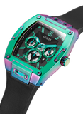 Guess Phoenix Multifunction Black Dial Black Rubber Strap Watch for Men - GW0202G5 Authentic Buy Shop Now
