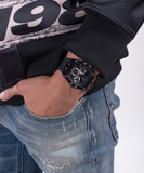 Guess Phoenix Multifunction Black Dial Black Rubber Strap Watch for Men - GW0203G3 Authentic Buy Shop Now
