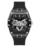 Guess Phoenix Multifunction Black Dial Black Rubber Strap Watch for Men - GW0203G3 Authentic Buy Shop Now