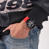 Guess Phoenix Multifunction Black Dial Red Rubber Strap Watch for Men - GW0203G4 Authentic Buy Shop Now