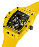 Guess Phoenix Multi Function Black Dial Yellow Rubber Strap Watch for Men - GW0203G6 Authentic Buy Shop Now