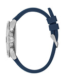 Guess Commander Blue Dial Blue Rubber Strap Watch for Men - GW0211G1 Authentic Buy Shop Now