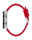 Guess Momentum Black Dial Red Rubber Strap Watch for Men - GW0263G3 Authentic Buy Shop Now