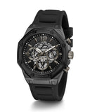 Guess Momentum Black Dial Black Rubber Strap Watch for Men - GW0263G4 Authentic Buy Shop Now