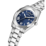 Guess Connoisseur Blue Dial Silver Steel Strap Watch for Men - GW0265G7 Authentic Buy Shop Now
