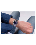 Guess Connoisseur Blue Dial Silver Steel Strap Watch for Men - GW0265G7 Authentic Buy Shop Now