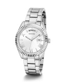 Guess Luna Silver Dial Silver Steel Strap Watch for Women - GW0308L1 Authentic Buy Shop Now
