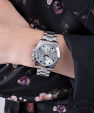 Guess Eclipse Multi Function Silver Dial Silver Steel Strap Watch for Women - GW0314L1 Authentic Buy Shop Now