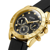 Guess Eclipse Multi Function Black Dial Black Rubber Strap Watch for Women - GW0315L1 Authentic Buy Shop Now