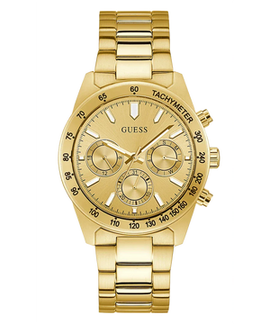 Guess Analog Chronograph Gold Dial Gold Steel Strap Watch for Men - GW0329G3 Authentic Buy Shop Now