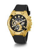 Guess Third Gear Multifunction Black Dial Black Rubber Strap Watch for Men - GW0334G2 Authentic Buy Shop Now