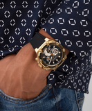 Guess Third Gear Analog Blue Dial Blue Rubber Strap Watch for Men - GW0334G3 Authentic Buy Shop Now